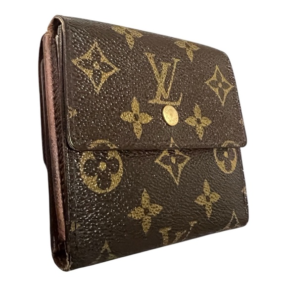Louis Vuitton Authentic Vintage brown and Gold Monogram Tri-fold Wallet - Picture 3 of 17